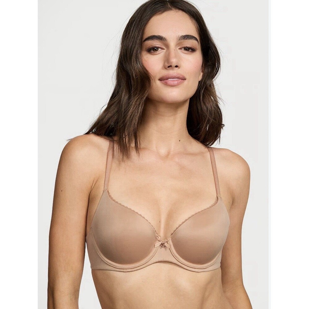 Victoria’s Secret Body By Victoria Lined Smooth Demi Bra in Praline size 30D